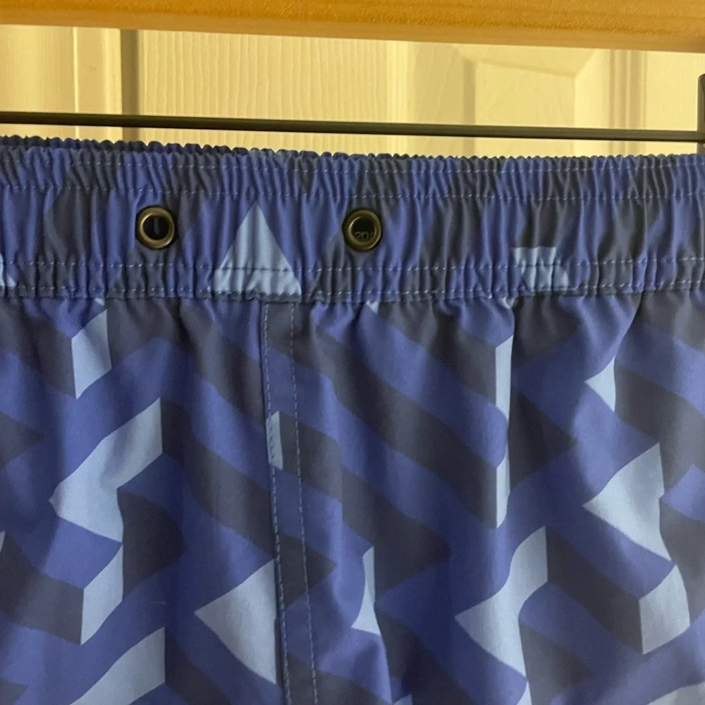 Psycho Bunny Boys XL‎ 18-20 geometric print swim trunks